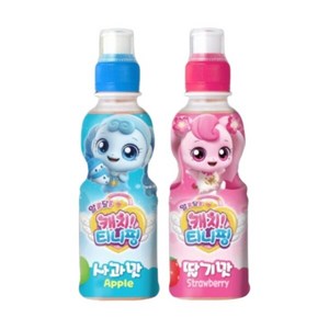 [웅진] 캐치티니핑 사과맛 200ml 24개 + 딸기맛 200ml 24개