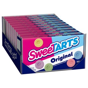 SweeTARTS Oiginal Theate Box Candy 5 Ounce Boxes SweeTARTS Oiginal Theate Box Candy 5온스 박스(10팩, 5온스(10개 팩), 10개, 141g