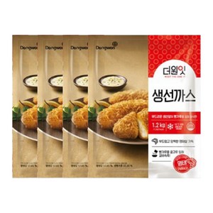 동원 생선까스 1.2kg, 4개