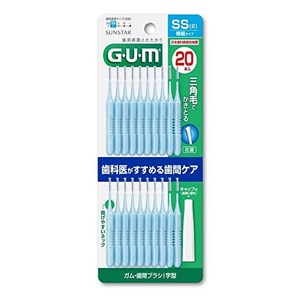 GUM 치간칫솔 일자형 SS 20P, 1개, 1개입