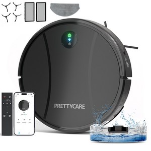 프리티케어 스마트 물걸레 로봇청소기 블랙, C2 Black