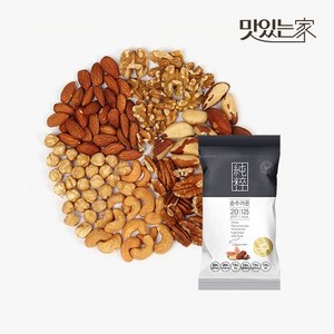 [산과들에] 순수가온 100봉 (순수 견과 6종) 하루견과, 20g, 100개