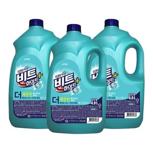 비트 화이트플러스 일반용 본품, 4L, 3개