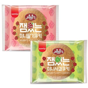 SPC 삼립 미니쿠키 사과맛 16g 30입 + 딸기맛 16g 30입(총 60입), 1세트