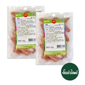 재호 명태알 [IQF] (400g+400g) 명란 러시아산, 2개, 400g