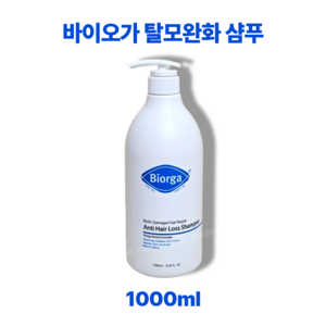 바이오가 바이오틴 손상모발개선 탈모 완화 샴푸 1000ml, 1개