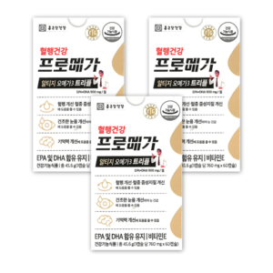 종근당건강 프로메가 알티지 오메가3 트리플, 3개, 60정