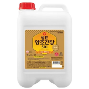 백앤 샘표 양조간장 501, 15L, 5개