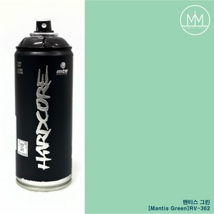 [맨티스그린] RV253 그린 민트색 연옥색 옥색 락카 스프레이페인트 하드코어 범민스토어, 1개, 400ml, Mantis-Geen[맨티스그린]RV-362