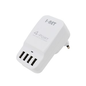 국내+해외겸용 멀티충전기 34W 6A USB 4포트 고속충전기 LS-4U, 1개