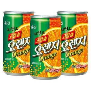 자연은 고칼슘 오렌지주스, 180ml, 30개