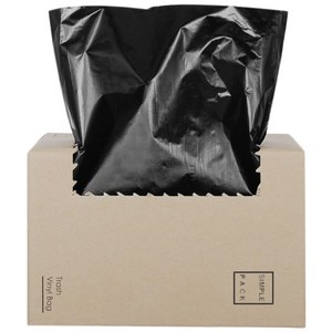 [국내생산] 담다비닐 이지롤 분리수거용 검정 쓰레기봉투, 20L, 70개