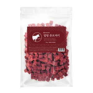 개기월식 강아지 말랑 큐브 져키, 소고기, 1.1kg, 1개