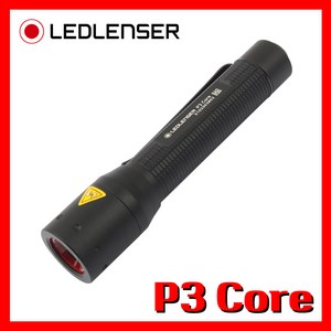 LED LENSER 엘이디랜서 공식정품 P3 Core 90루멘 손전등 후레쉬 랜턴 라이트 산업 코어, 비충전용, 1. P3 Core, 1개