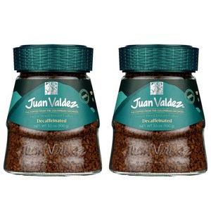 Juan Valdez 카페인 제거 동결 건조 커피 클래식 맛 3.5온스 - 프리미엄 콜롬비아 커피 Juan Valdez Decaffeinated Freeze Dried Coff, 2개, 100g