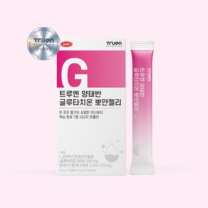 트루엔 양태반 글루타치온 뽀얀젤리 트루엔 뽀얀 젤리스틱, 375g, 1박스