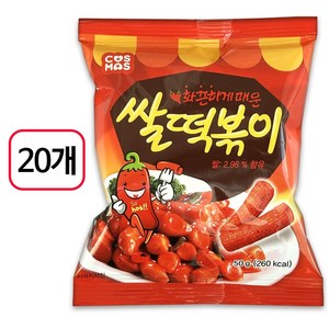 코스모스제과 쌀떡볶이 스낵, 50g, 20개