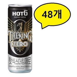 핫식스 더킹 제로, 355ml, 48개