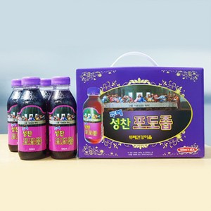 진흥 두레 성찬포도즙 (1BOX 4병), 500ml, 4개