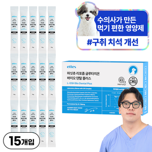 엣츠 마싯츄 리포좀 강아지 구강 덴탈, 15회분, 구강/치석관리, 1개