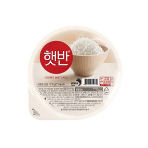 햇반 백미밥, 210g, 48개