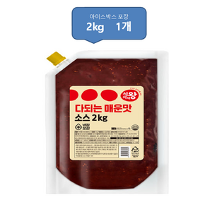 식자재왕 다되는매운맛소스 2kg, 1개