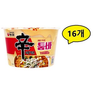 신라면 툼바 큰사발면 113g, 16개