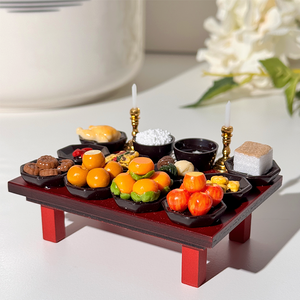 [49데이즈] 납골당꾸미기 미니어처 제사상 차례상 봉안당 소품 장식