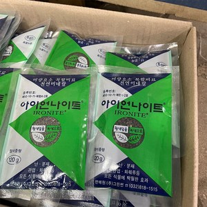 하모화분 복합비료 천연미네랄 아이언나이트 120g, 1개