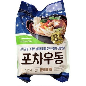 풀무원 포차우동 8인분 1576g, 1.576kg, 1개