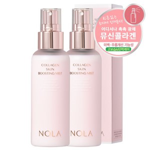 노라 스킨부스팅 뮤신 콜라겐 미스트 수분 광채, 2개, 100ml