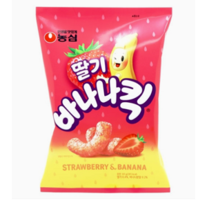 바나나킥 딸기, 60g, 5개