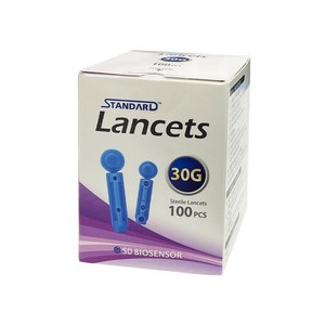 에스디바이오센서 일회용 채혈침, 100개입, 3개