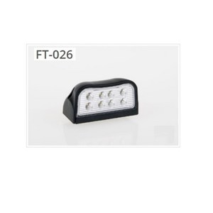 지노기업/LED 인증 넘버등/E마크/12V/24V/개조용/화물차/대형트럭/번호판등/26800/FT-016/FT-026/캠핑카/트레일러/추레라/검사, 1개