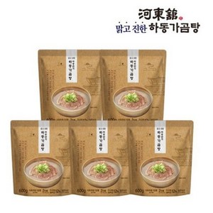 (m)[하동관] 맑고 진한 하동관 하동가 곰탕 600g, 5개