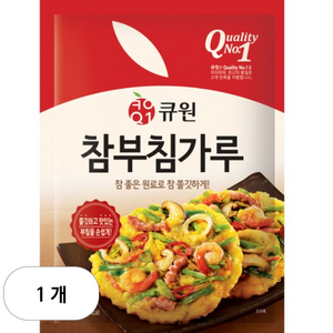 큐원 참 부침가루, 1kg, 1개