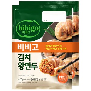 (냉동)비비고 김치왕만두420g, 420g, 2개