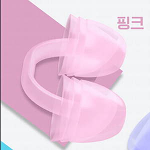 싱크로나이즈 프리다이빙 2세대 실리콘 코마개, M, 1개, 핑크