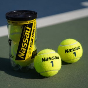 Nassau CZAR TOUR 1캔 2볼 테니스공 짜르투어, 1개
