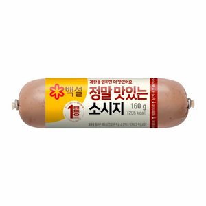 CJ제일제당 정말 맛있는 소시지, 160g, 5개