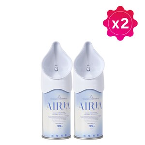 에어리아 휴대용 산소캔 420ml 2개 의약외품 산소통 가정용 산소호흡기