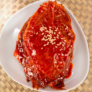 오마이찬 단풍콩잎 장아찌 - 옛날맛 양념 노란콩잎 반찬 국내생산, 300g, 1개