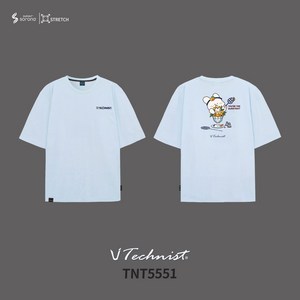 테크니스트 배드민턴 오버핏 티셔츠 TNT5551