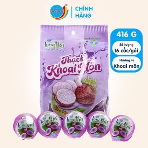 [Long Hải] 롱하이 젤리 타로 맛 가방 무게 416 G, 1개, 416g