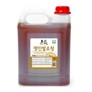 [식품명인 32호] 명인 강봉석 쌀조청 3kg, 1개