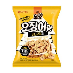 오잉 오징어랑 버터구이칩, 55g, 12개