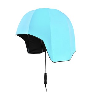 나레스트 골프 양산 UV차단 양산 헬멧 모양 양산, 블루, 1개