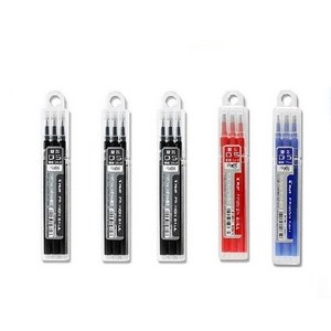 파이롯트 프릭션 지워지는 노크 볼펜 리필심 세트, 0.5mm 리필(3개입) 흑3개+청1개+적1개 세트