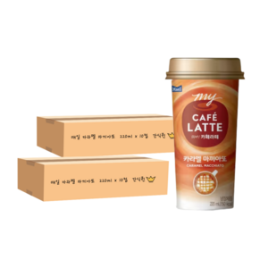 매일 마이카페라떼 카라멜 마끼아또, 220ml, 20개