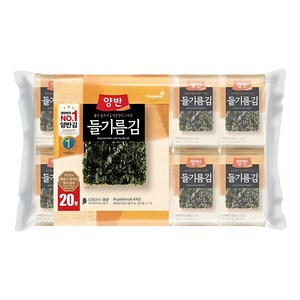 동원 양반 들기름 도시락김, 4.5g, 20개